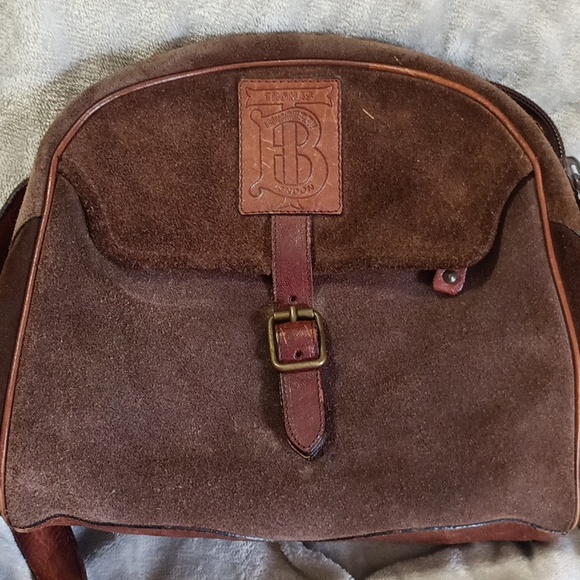 VGT Thomas Burberry Suede shoulder handbag - Picture 10 of 15